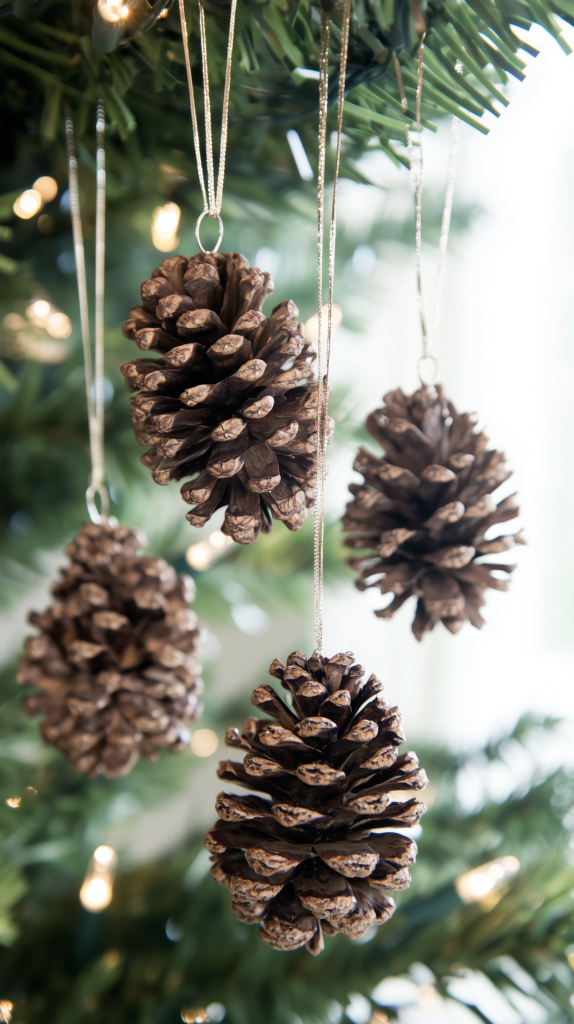 sustainable-diy-holiday-decor Eco Friendly DIY Christmas Decorations Pinecone Ornaments