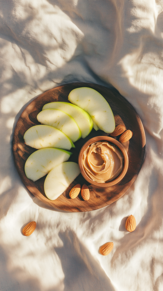 Clean Eating Snacks Apples Almond Butter