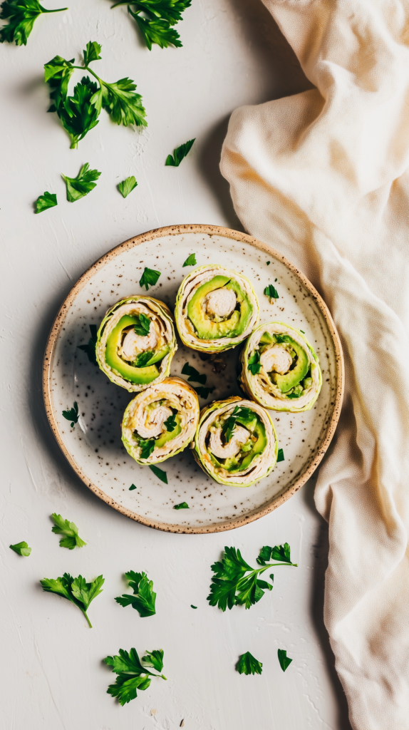 Clean Eating Snacks Avocado Turkey Wraps