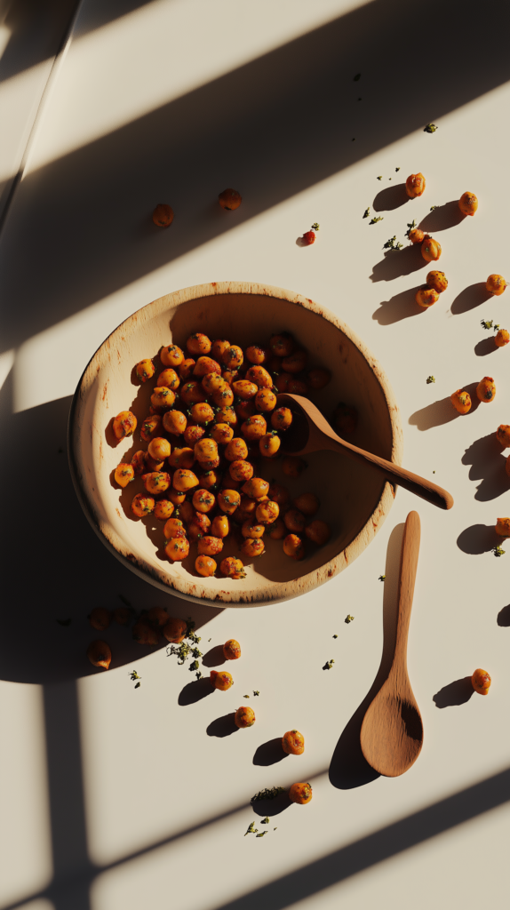 Clean Eating Snacks Toasted Chickpeas