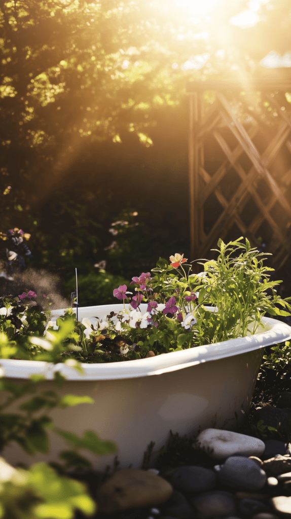 backyard-homestead-bathtub-garden-bed Backyard Homestead Recycled Bathtub Raised Garden Bed
