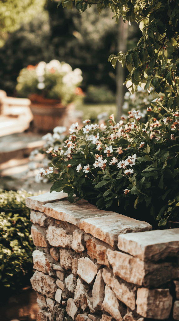 backyard-homestead-stone-flower-bed Backyard Homestead Stone Raised Garden Bed