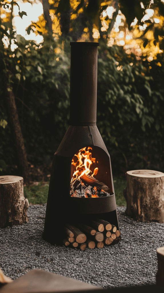 fire-pit-chiminea Backyard Fire Pit Ideas Chiminea